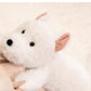 Stress Relief Realistic West Highland White Terrier Plush Toy Soft Cuddly Lying Stuffed Dog Animal