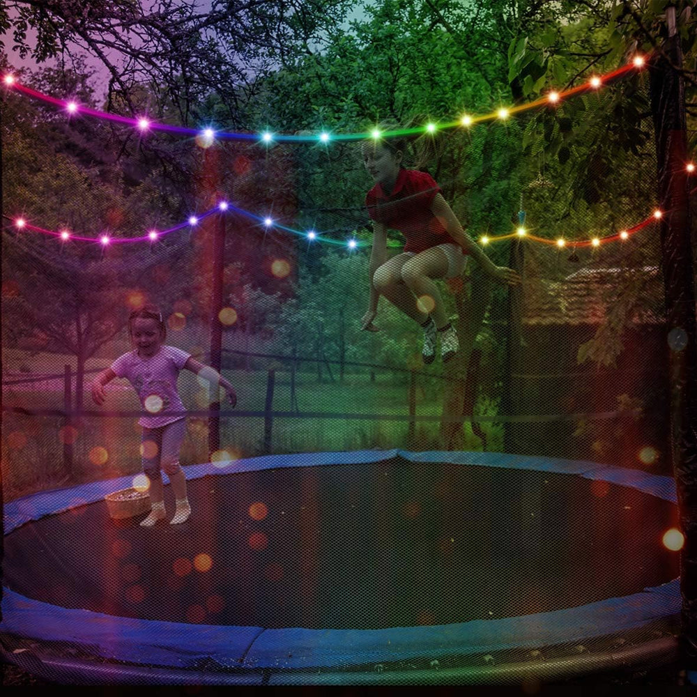USB Powered Trampoline String Lights with APP Bluetooth Control