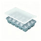 3 Pack Silicone Ice Cube Trays with Lids Large Ice Mold for Freezer