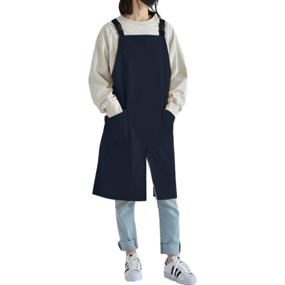 Kitchen Apron Water-Resistant Overalls Bib Apron