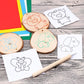 50 Sheet 5 Color Reusable Craft Transfer Paper Set for Fabric Art
