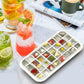 Ice Cube Tray with Lid and Bin for Freezer 64Pcs Ice Cube Mold