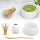 4Pcs Traditional Matcha Tea Set Bowl Whisk Scoop Accessories