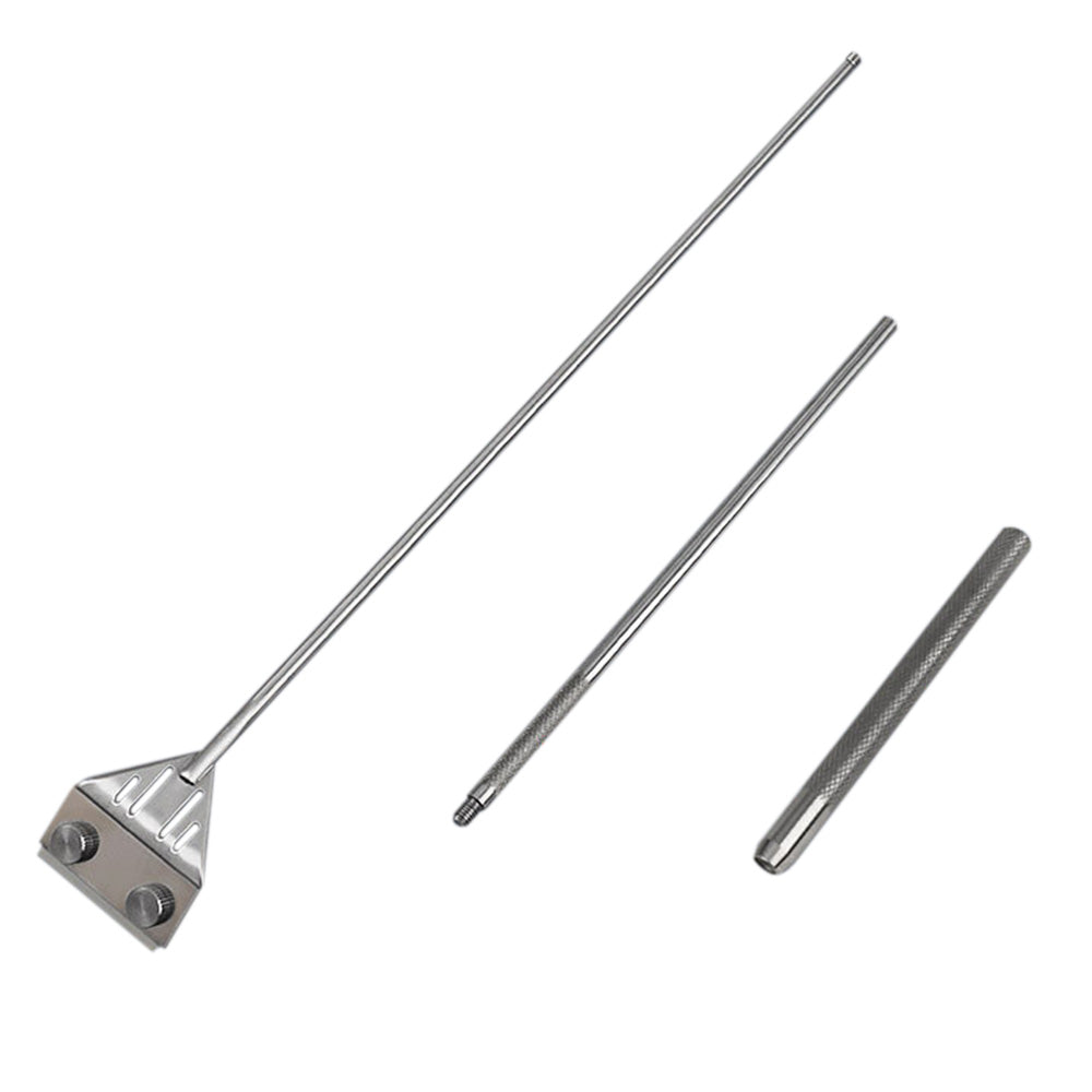 Aquarium Glass Scraper 65.5cm Stainless Steel Algae Scraper with 10 Blades