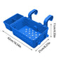 2Pcs Hanging Removable Poolside Storage Basket with Cup Holders