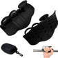 Anti-Slip Workout Grips Ergonomic Silicone Hand Guard Grips for Palm Protection-Black