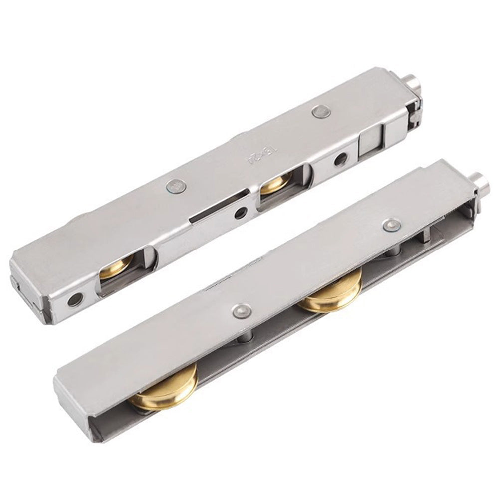 2 PCS Stainless Steel Sliding Door Roller Durable Bottom Guide Wheel for Glass Door
