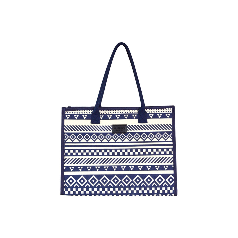 Canvas Boho Beach Tote Bag for Women Large Capacity