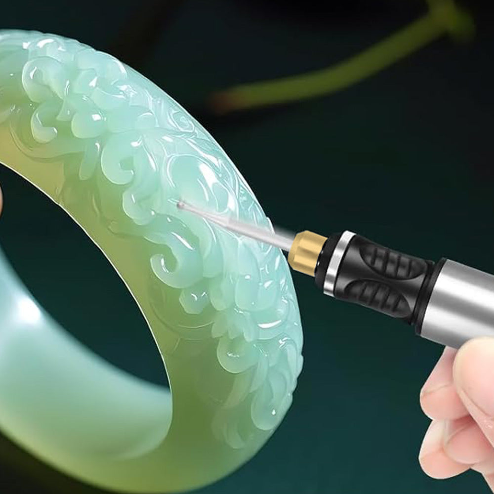 Electric Engraving Pen with 30 Bits 3-Speed Adjust Engraving Pen for Metal Wood Glass