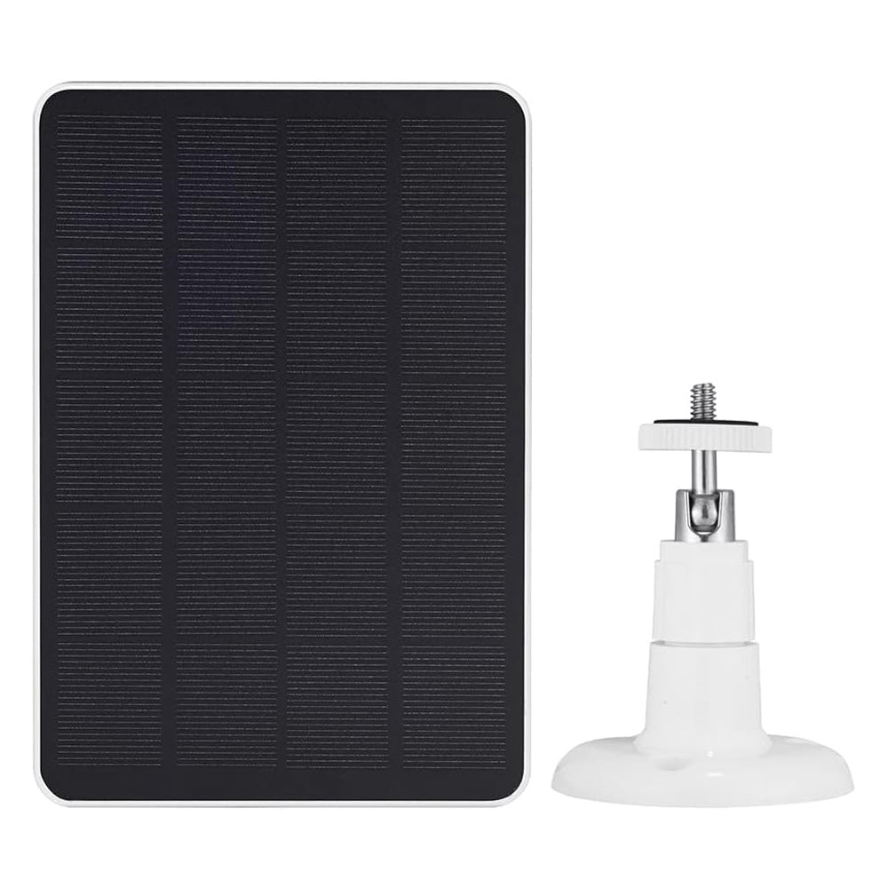10W Solar Panel for Camera Security Lights with Adjustable Stand USB Charging Outdoor