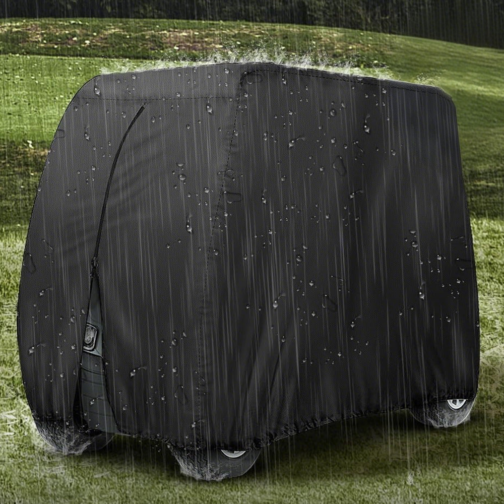 Oxford Golf Cart Cover Waterproof Dustproof Protector for 2- or 4-Passenger Carts