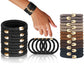15 Pack Thick Hair Ties with Gold Beads for Women Girls Ponytail Holders