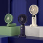 Handheld Fan With LED Display Foldable Hanging Neck Fan Rechargeable Portable Fan