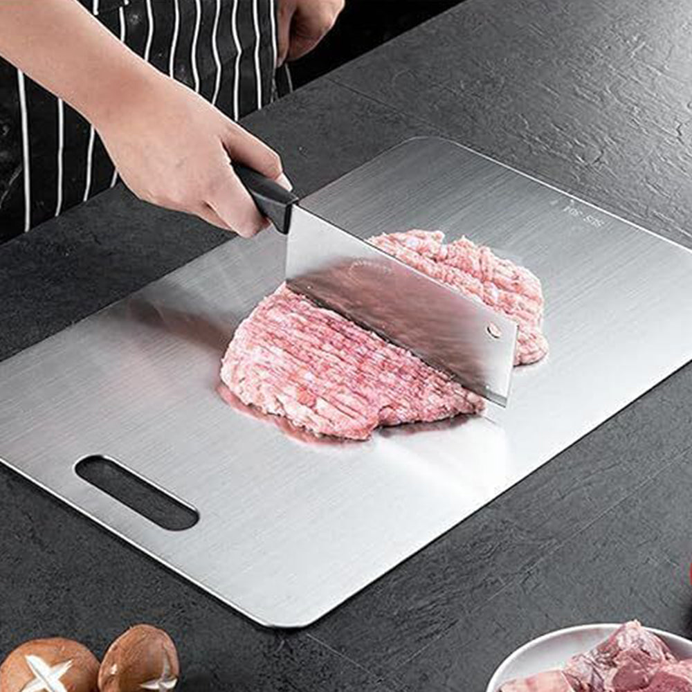 304 Stainless Steel Cutting Board Double-Sided Kitchen Chopping Board