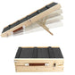 Foldable Adjustable Dog Ramp for Couch and Bed with Non-Slip Carpet Surface