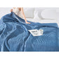 Cooling Summer Quilt Breathable Aircon Blanket-Blue