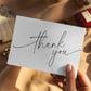 40 Thank You Cards with 40 Envelopes and 42 Stickers for Weddings Graduation