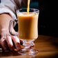 6Pcs 250ml Irish Coffee Mug Glass Cup Footed with Handle Coffee Tea Drink