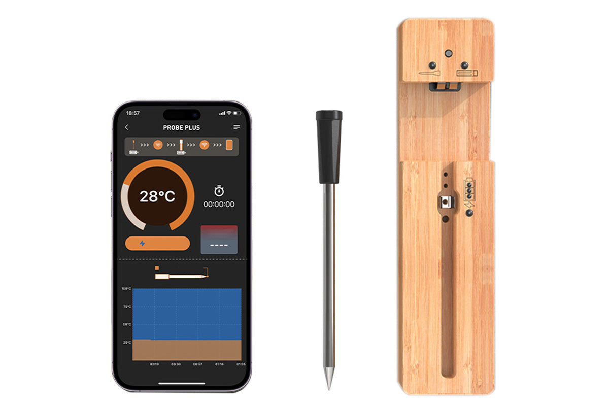 Meat Thermometer Digital Bluetooth Wireless Food Thermometer for Cooking Grilling