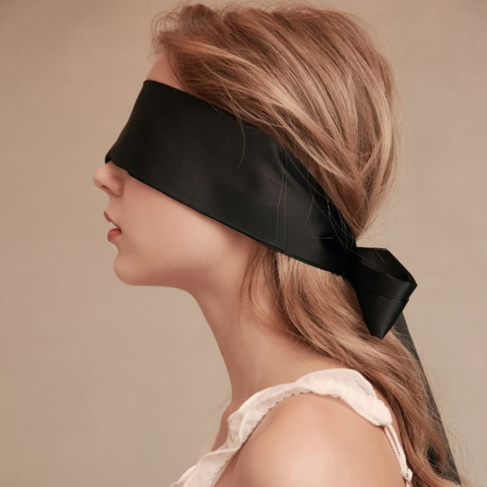 Mulberry Silk Eye Mask Ties Eye Cover