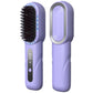 Rechargeable Cordless Hair Straightener Brush with LED Display