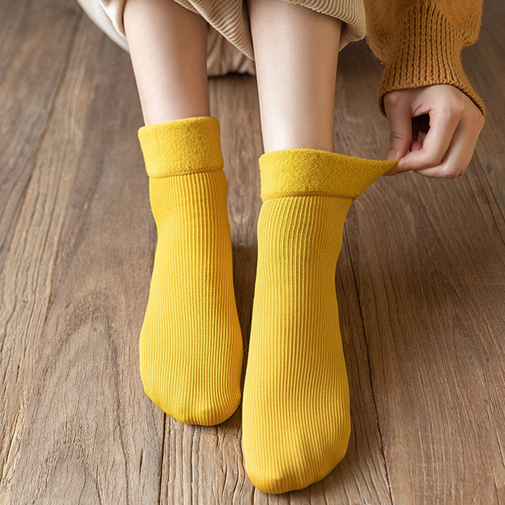 3 Pair Women Warm Plush Thermal Socks Thick Winter Snow Boot Socks
