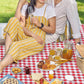 Outdoor Picnic Blanket Splash-resistant Foldable Travel Mat 203x203cm