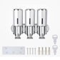 Wall-Mounted 3-Chamber Soap Dispenser 1500ml