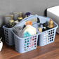 4 PCS Shower Caddy with Handle 3 Compartments Plastic Organizer Basket for Bathroom Kitchen