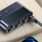 7 in 1 Cigarette Lighter Splitter QC3.0 PD 30W Charging 3 Socket Car Charger Adapter