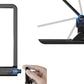 Neck Hanging 5X Magnifying Glass with 3 Color Dimmable LED Light Rechargeable Hands-Free Wearable Reading Magnifier