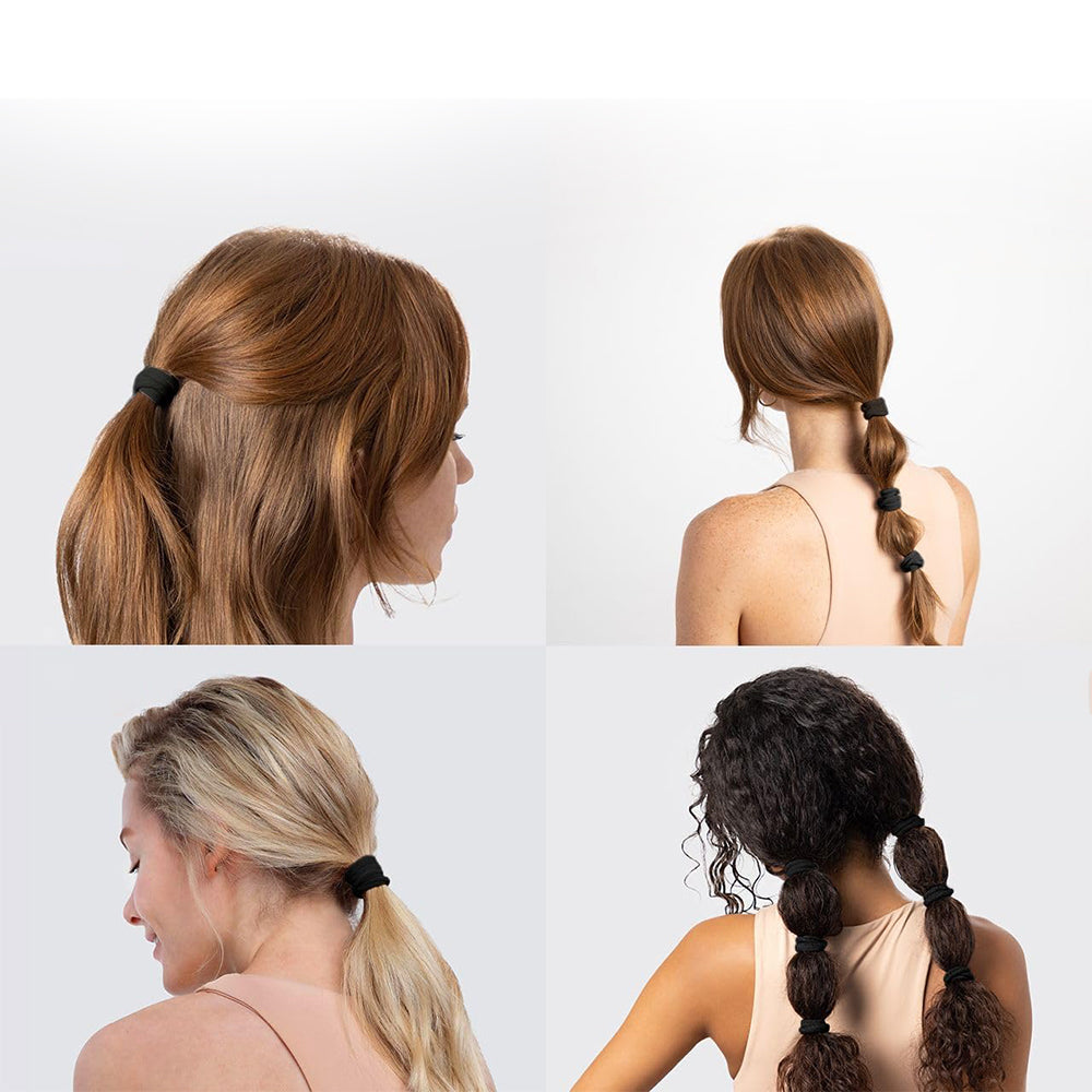 150Pcs Elastic Black Hair Bands