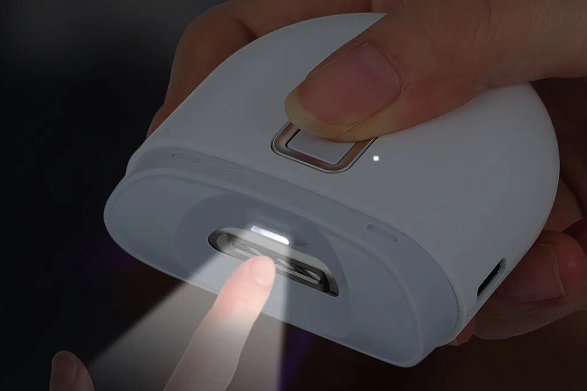 Electric Nail Clipper Automatic Nail File Professional Grooming Tool with LED Light