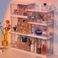 Transparent Storage Box Perfume Display Stand Dust Proof Cosmetics Display Case