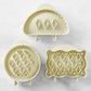 3Pcs Mini Pie Molds Dough Presser for Handmade Cookies and Pies