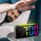 Super Loud RGB Digital Alarm Clock for Heavy Sleepers with Night Light for Bedrooms