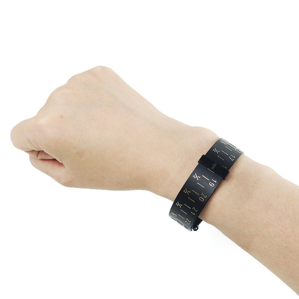 4Pcs Ring and Bracelet Sizer Measuring Tool with Magnifying Function