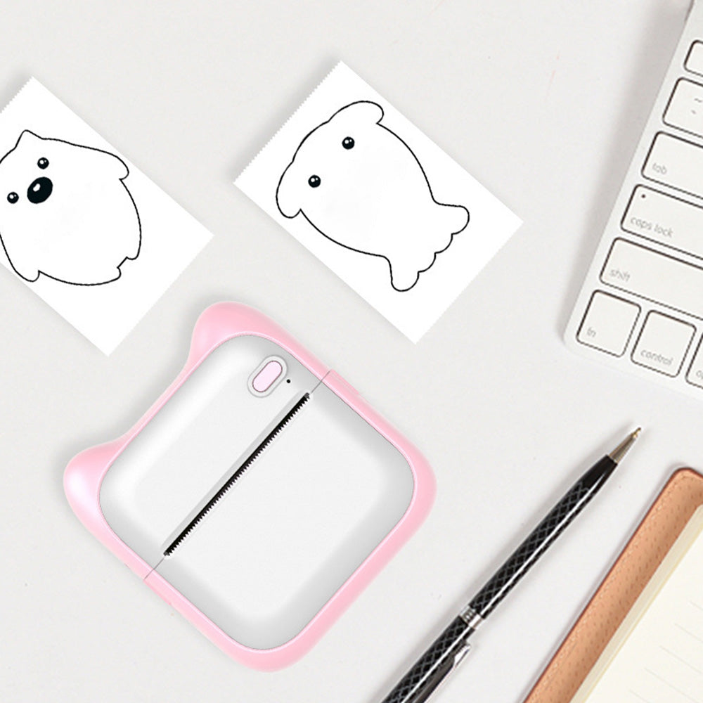 Mini Pocket Wireless Thermal Printer Bluetooth Inkless Printer