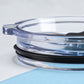 2 PCS Replacement Lids for Tumbler Transparent Cup Lids for Coffee Mug Travel Cup