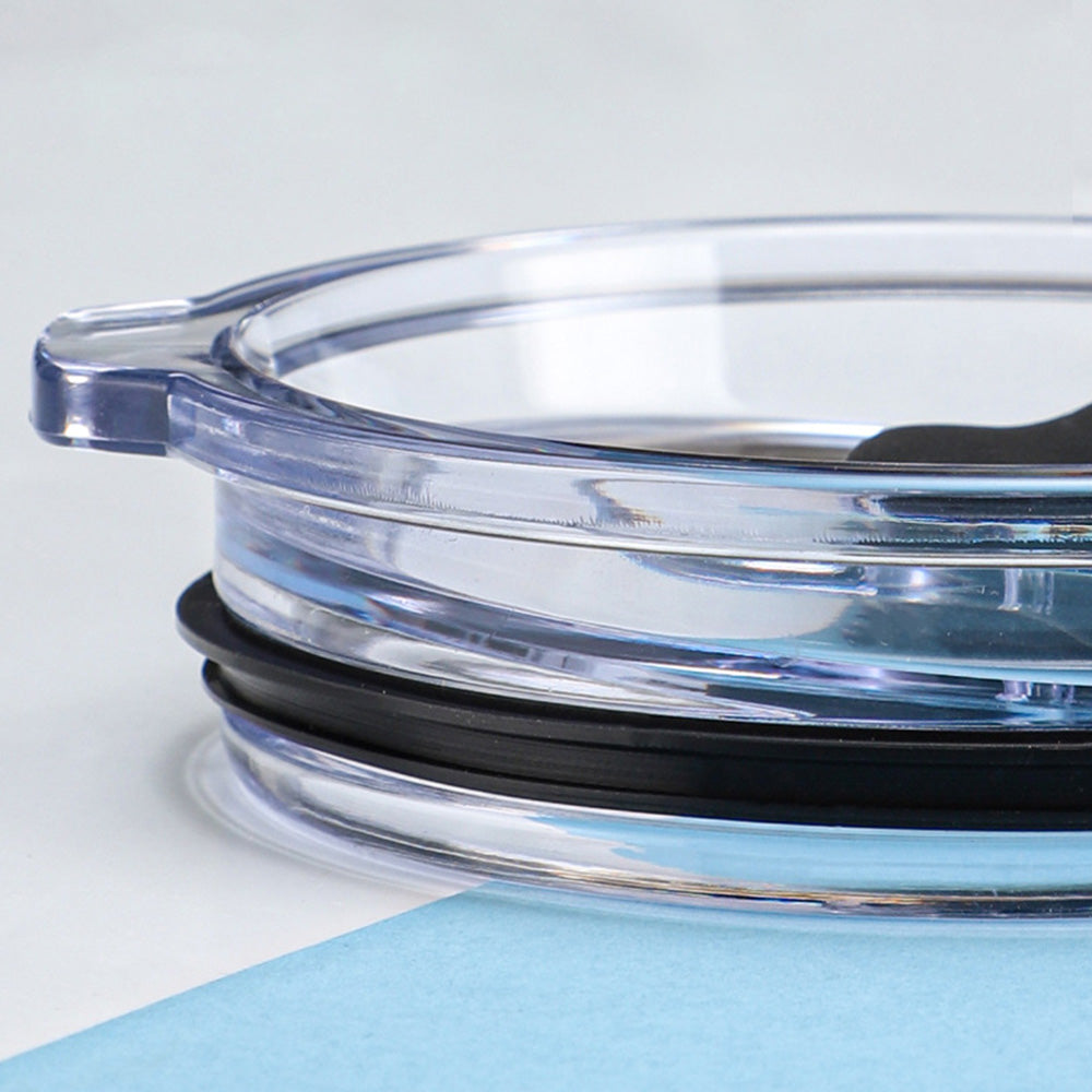 2 PCS Replacement Lids for Tumbler Transparent Cup Lids for Coffee Mug Travel Cup