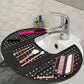 2Pcs Foldable Silicone Makeup Brush Cleaning Mat