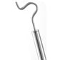 Clothes Hook Pole Stainless Steel Extendable with Sponge Handle for Hang Reach