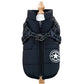 Dog Winter Jacket Padded Pet Clothes with Zipper Warm Vest Coat Comfortable Pet Vest-Black
