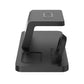 5 in 1 USB Plug Wireless Charging Station with Clock for Phone Watch