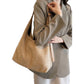 Bucket Bag with Purse Suede Bag Suede Tote Bag Suede Hobo Bags