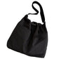 Nylon Crossbody Shoulder Tote Bag Large Capacity Drawstring Bucket Bag