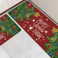 2PCS Christmas Floor Mats Set Non Slip Kitchen Rug for Bathroom Living Room Doorway