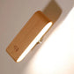 Battery Operated Wall Sconce Wooden kidic Night Light Rotatable Cordless Wall Lamp