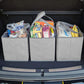 Reusable Shopping Bags 33x26x28cm Foldable Grocery Bags with Long Handles