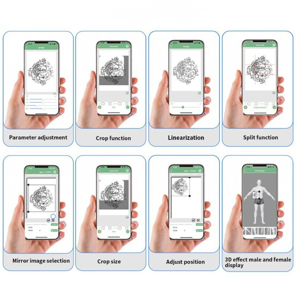 Portable Bluetooth Thermal Tattoo Stencil Printer